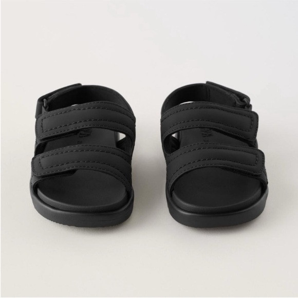 ZARA RUBBERIZED SANDALS - Picture 3 of 10